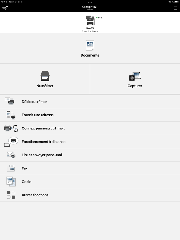 Screenshot #4 pour Canon PRINT Business