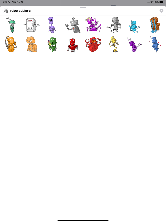 Robots emoji - smiley stickers