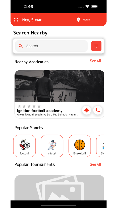 Tidasports Screenshot