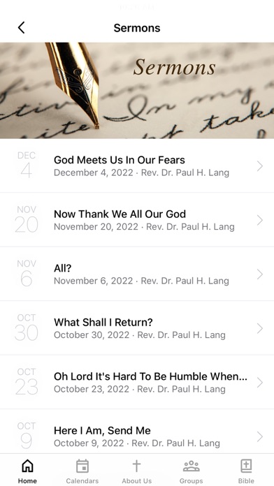 Cary Presbyterian Church Screenshot