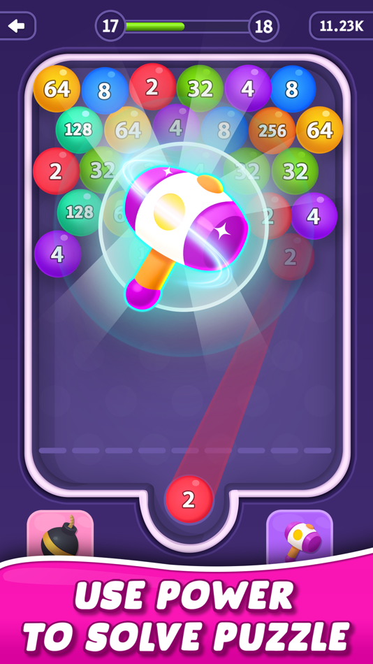 #4. Bubble Merge - 2048 (iOS) 由: Jaymin Sorathiya