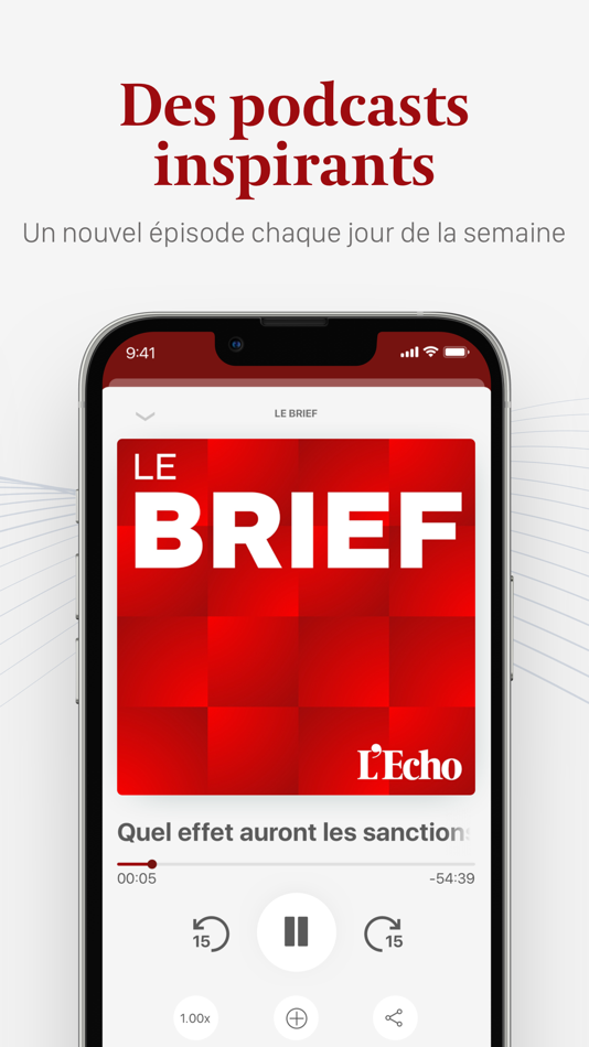 #5. L'Echo (iOS) By: Mediafin