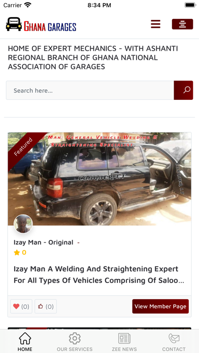 Ghana Garages Screenshot
