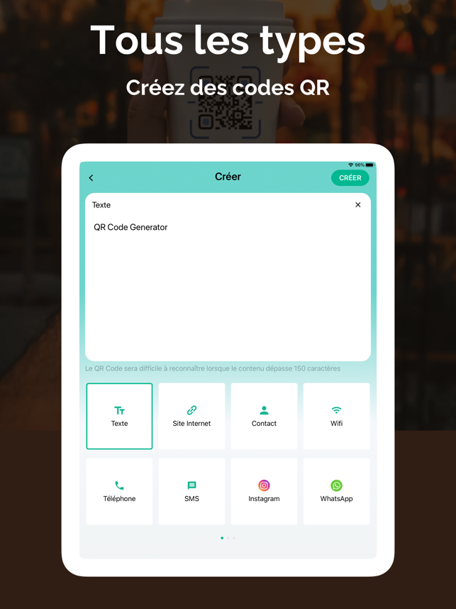 ‎QR-Code Generator & QR Creator Capture d'écran