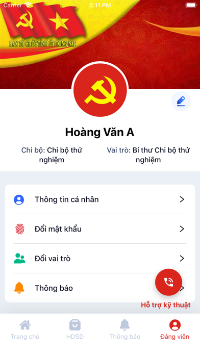 Sổ tay Đảng viên Đồng Nai Screenshot