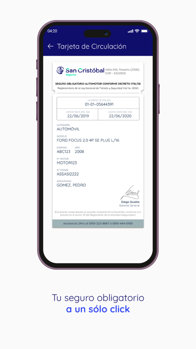 San Cristóbal Seguros Screenshot