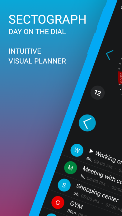 Sectograph visual time manager Screenshot