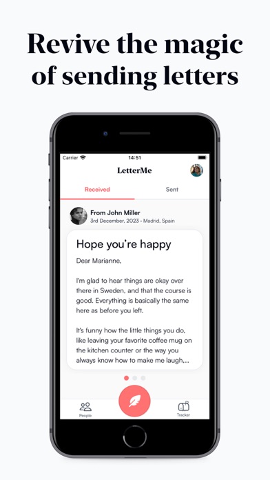 LetterMe: Send Virtual Letters Screenshot