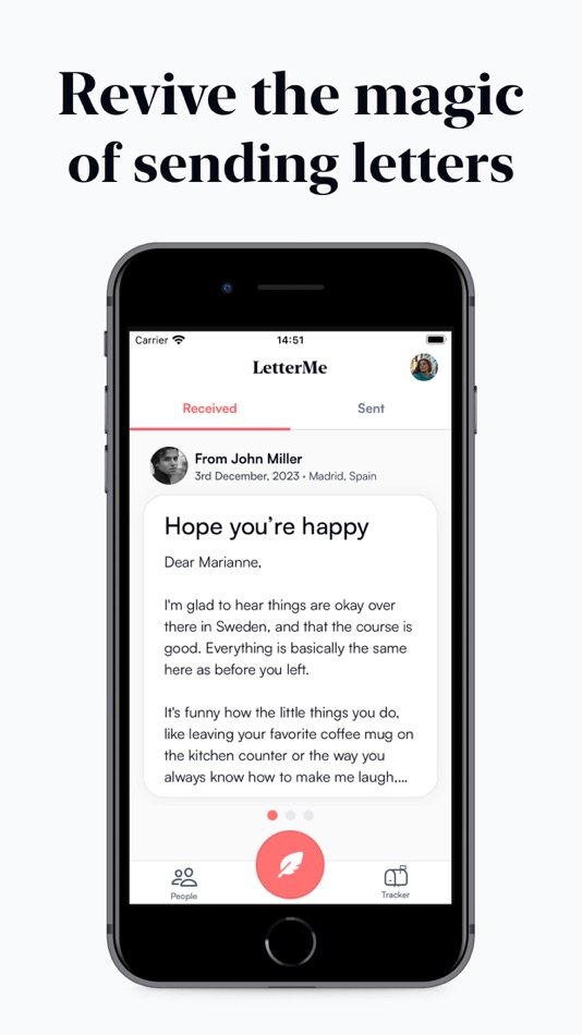 LetterMe: Send Virtual Letters - 1.2.4 - (iOS)