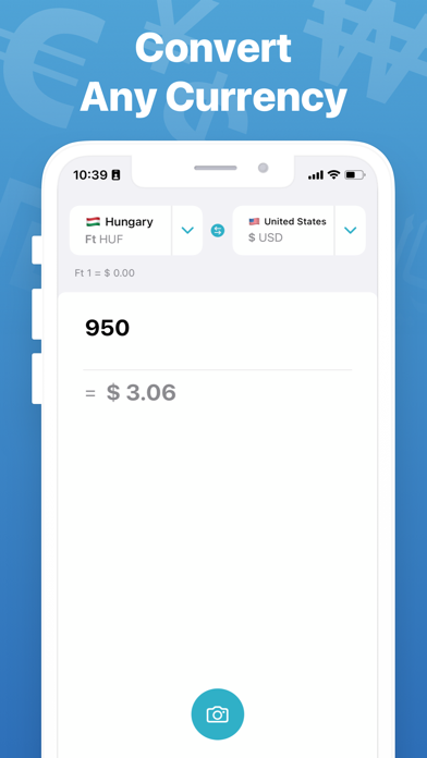 Screenshot 1 of Currency Converter Camera Scan App