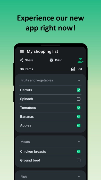 Smartlist: Shopping List Screenshot