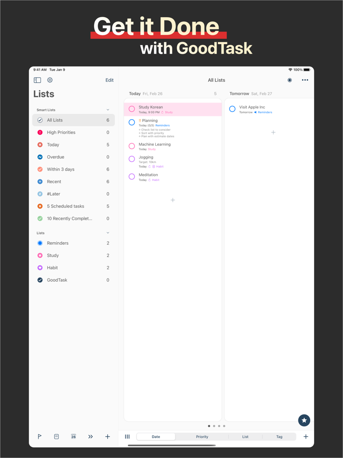 GoodTask - To Do List Tasks