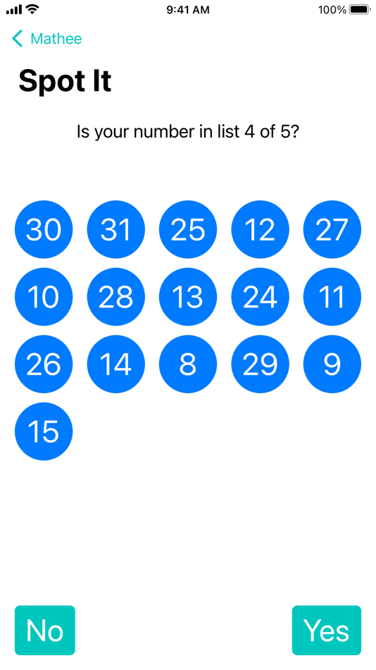 #1. Mathee - Math Tricks & Games (iOS) 由: Daniel Springer