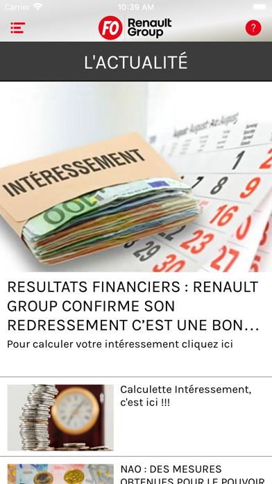 Screenshot #1 pour FO Renault