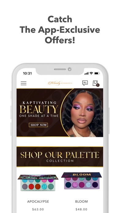 Klarity Kosmetics Screenshot
