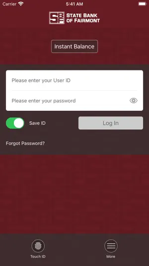 State Bank of Fairmont mobile screenshot 2