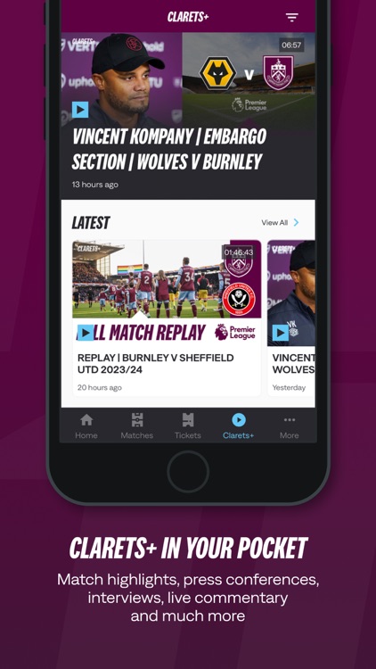 Official Burnley FC App screenshot-3