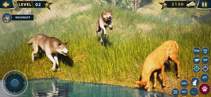 Wolf game the wild kingdom