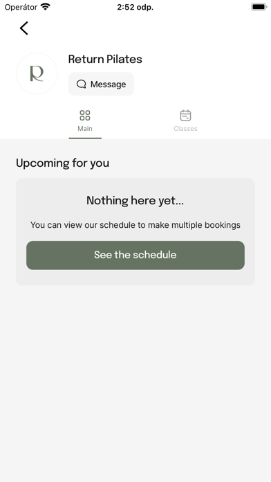 Return Pilates app Screenshot