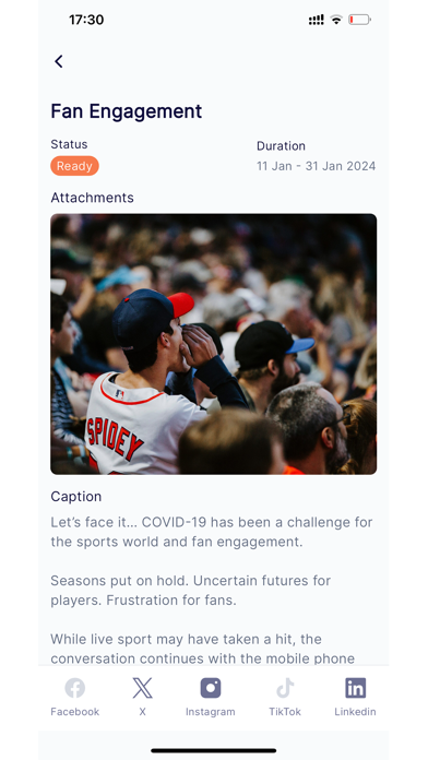 Sportskred Screenshot