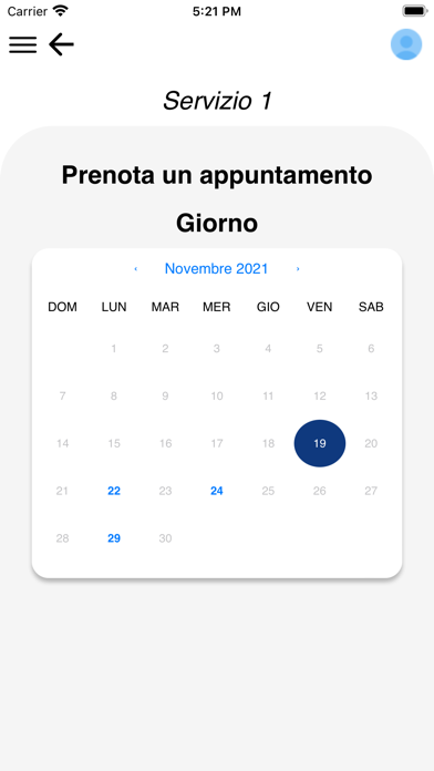 PrenotoQui Screenshot