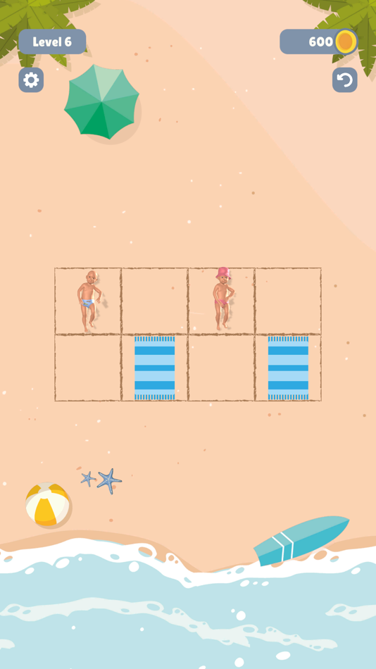 #6. Towel Sort - Beach Edition (iOS) Podle: Brew Games