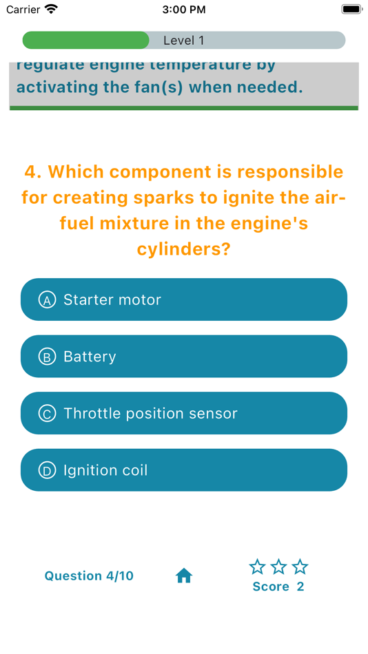 #4. Auto Electrician - Quiz Game (iOS) 由: E W M W W Shanka Nuwan Bandara Werapitiya