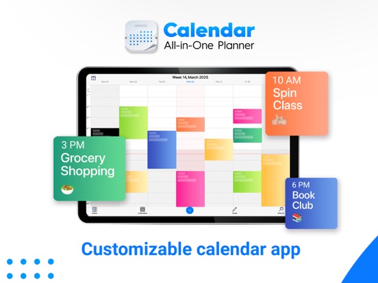 Calendar All-In-One Planner iPad app afbeelding 1