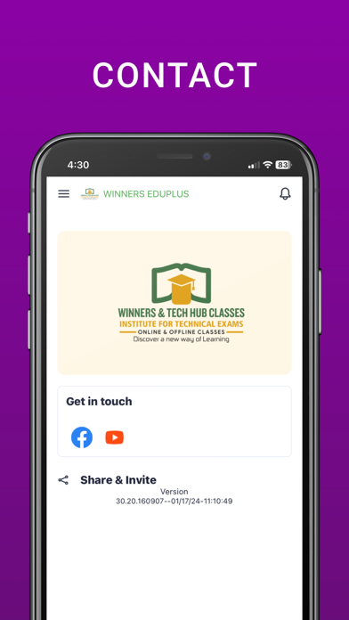 WINNERS EDUPLUS Screenshot