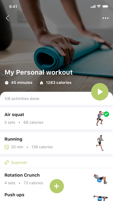 Oxygen Fitness Screenshot