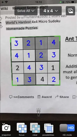 Game screenshot Sudoku Solver Realtime Camera hack