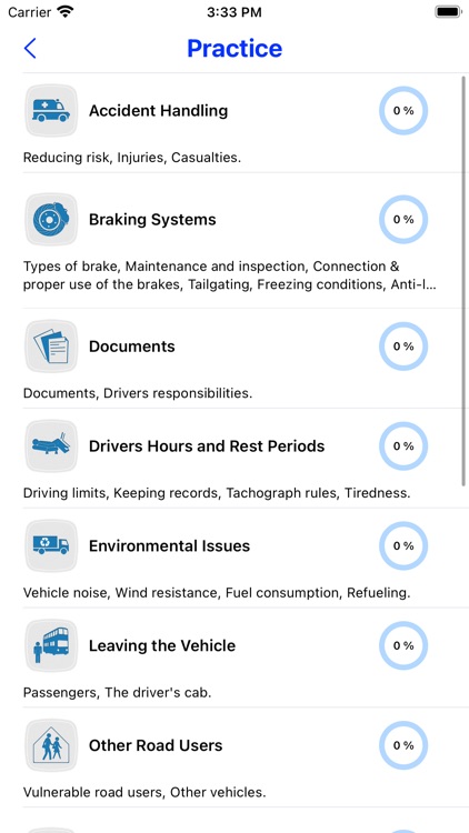 UK LGV Theory Test Lite screenshot-3