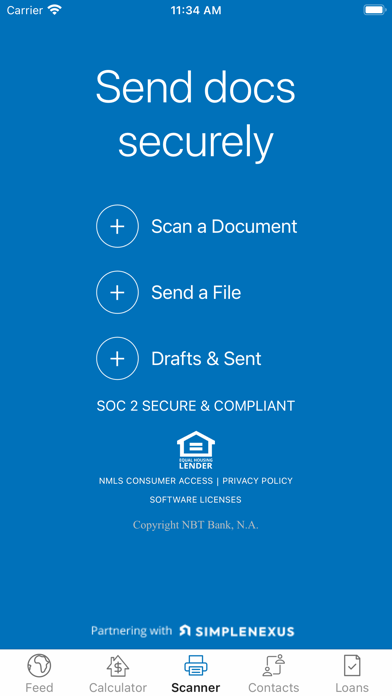 NBT Bank Home Lending Screenshot