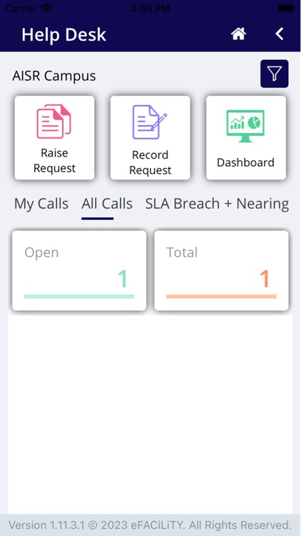 AISR Facility Management App