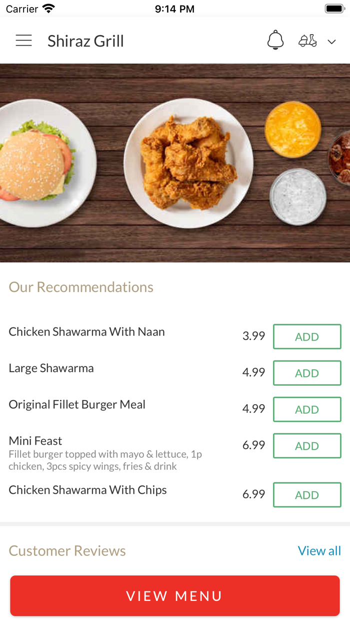 Shiraz Grill Stalybridge