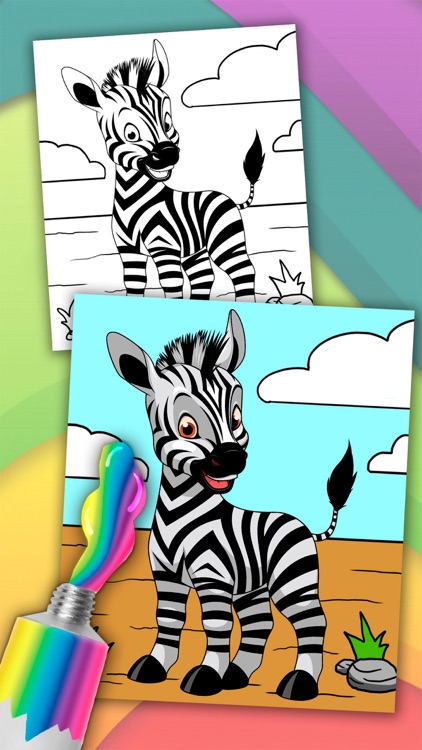 Animals magic coloring pages screenshot-3