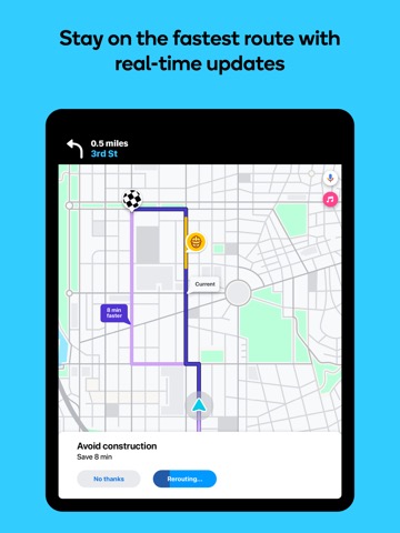 Waze カーナビ & 交通情報のおすすめ画像3
