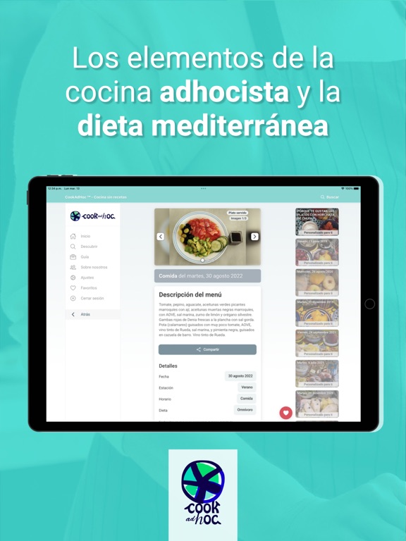 Screenshot #5 pour CookAdHoc: Cocina sin recetas