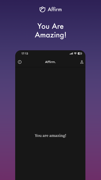 Affirm - Positive Affirmations Screenshot