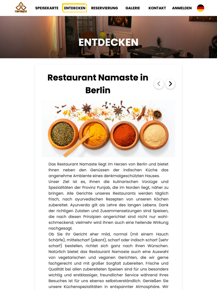 Restaurant Namaste