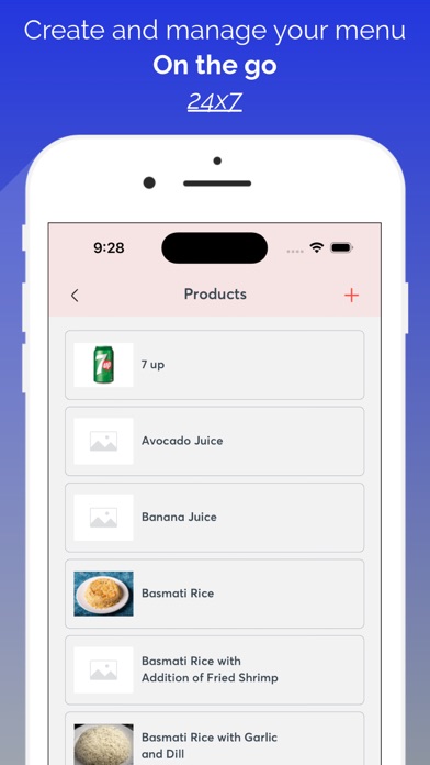 Gitmart Digital Menu Screenshot