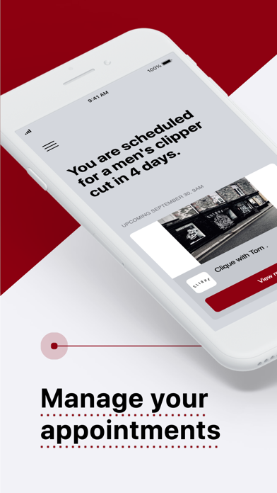 Clique Barbershop Screenshot