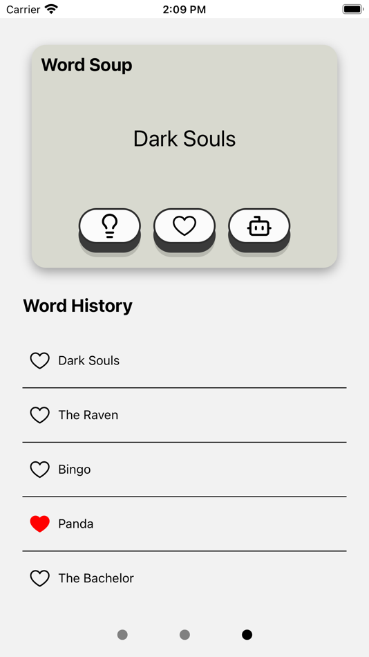 #5. word soup (iOS) Podle: Leo Wong