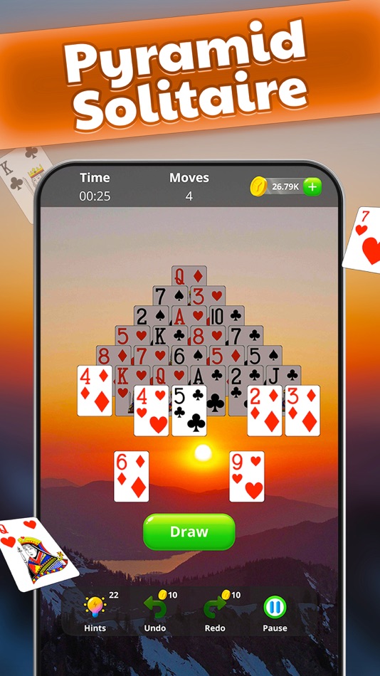 #5. Solitaire - 4 in 1 Solitaire (iOS) 由: Yarsa Labs
