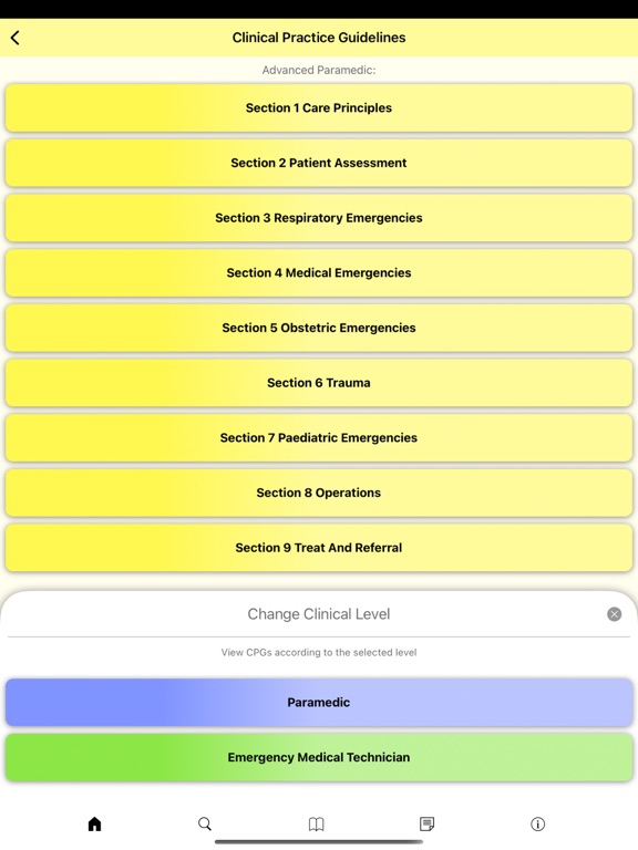 PHECC Field Guide App screenshot 3