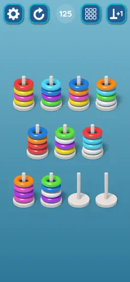 Game screenshot Hoop Stack: Color Sort 3D apk