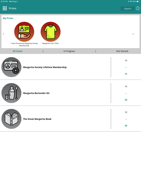 Santa Fe Margarita Trail iPad screenshot 4 - Food & Drink app