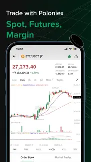 poloniex crypto exchange iphone screenshot 4