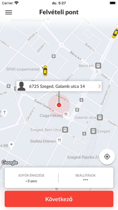 Tempó Taxi Szeged Screenshot