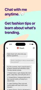 Peach: AI Fashion Assistant screenshot #3 for iPhone